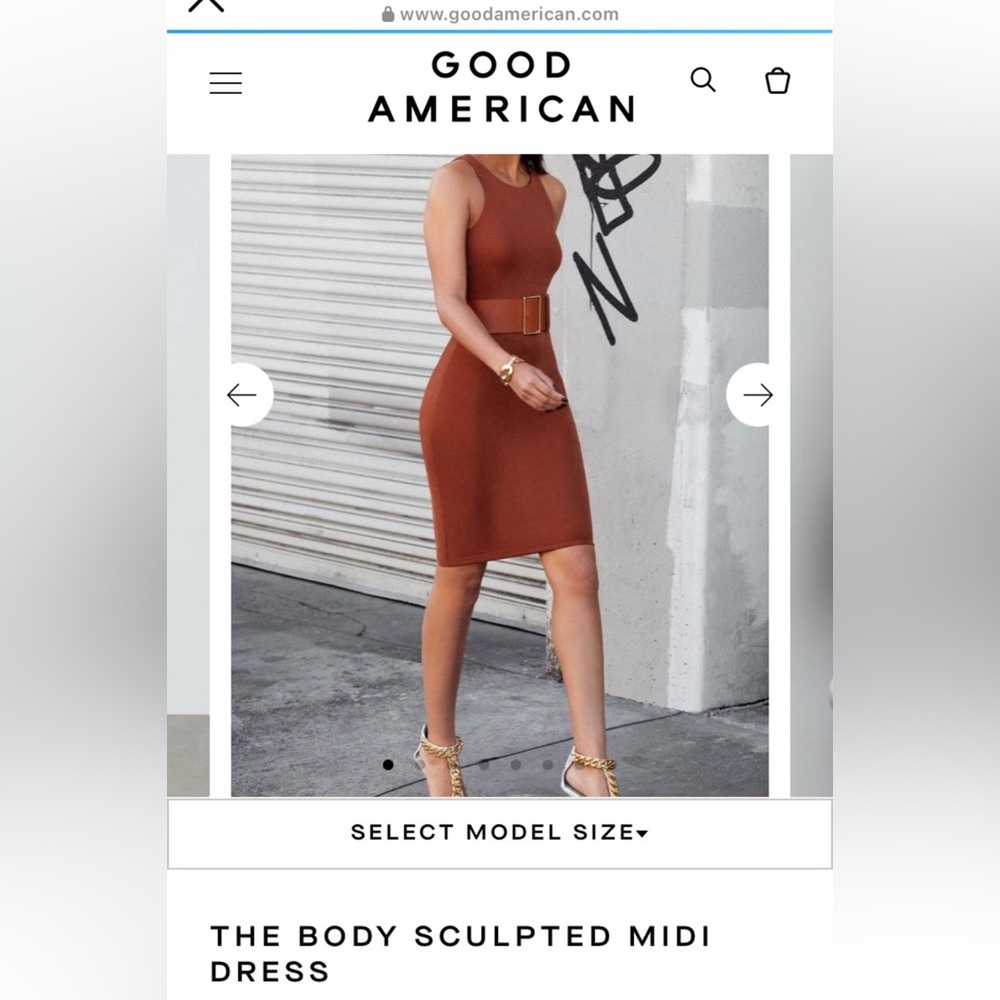 Ribbed Midi Dress